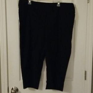 Black dress capris